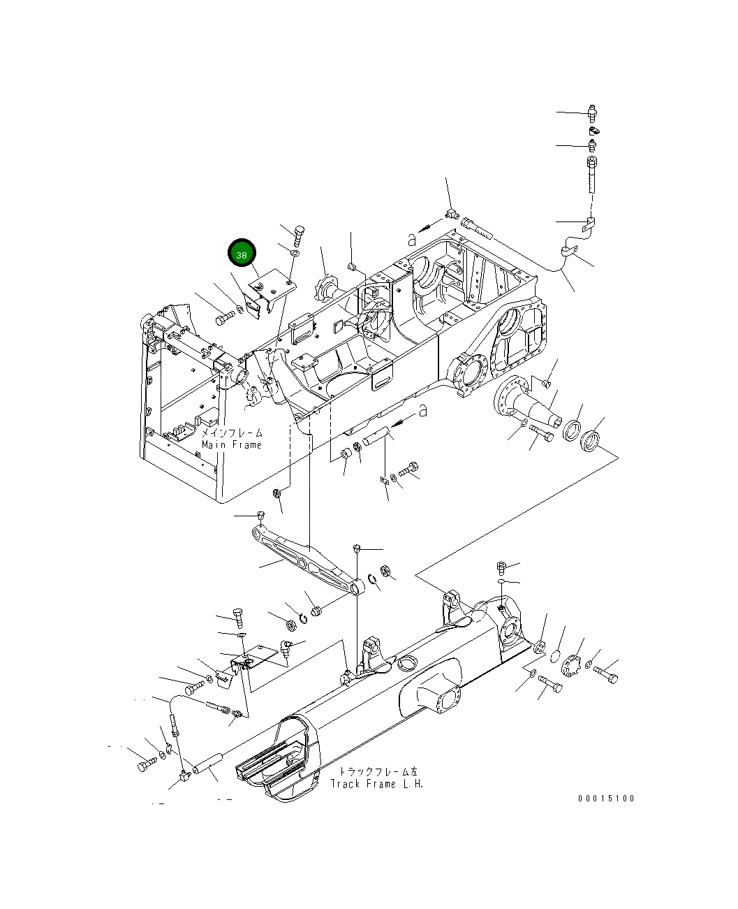 Крышка 14Y-50-31121 Komatsu