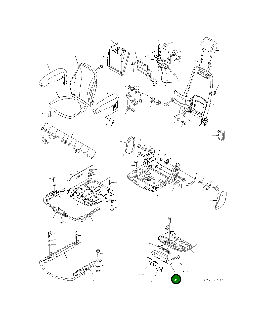 Крышка 20K-57-31830 Komatsu