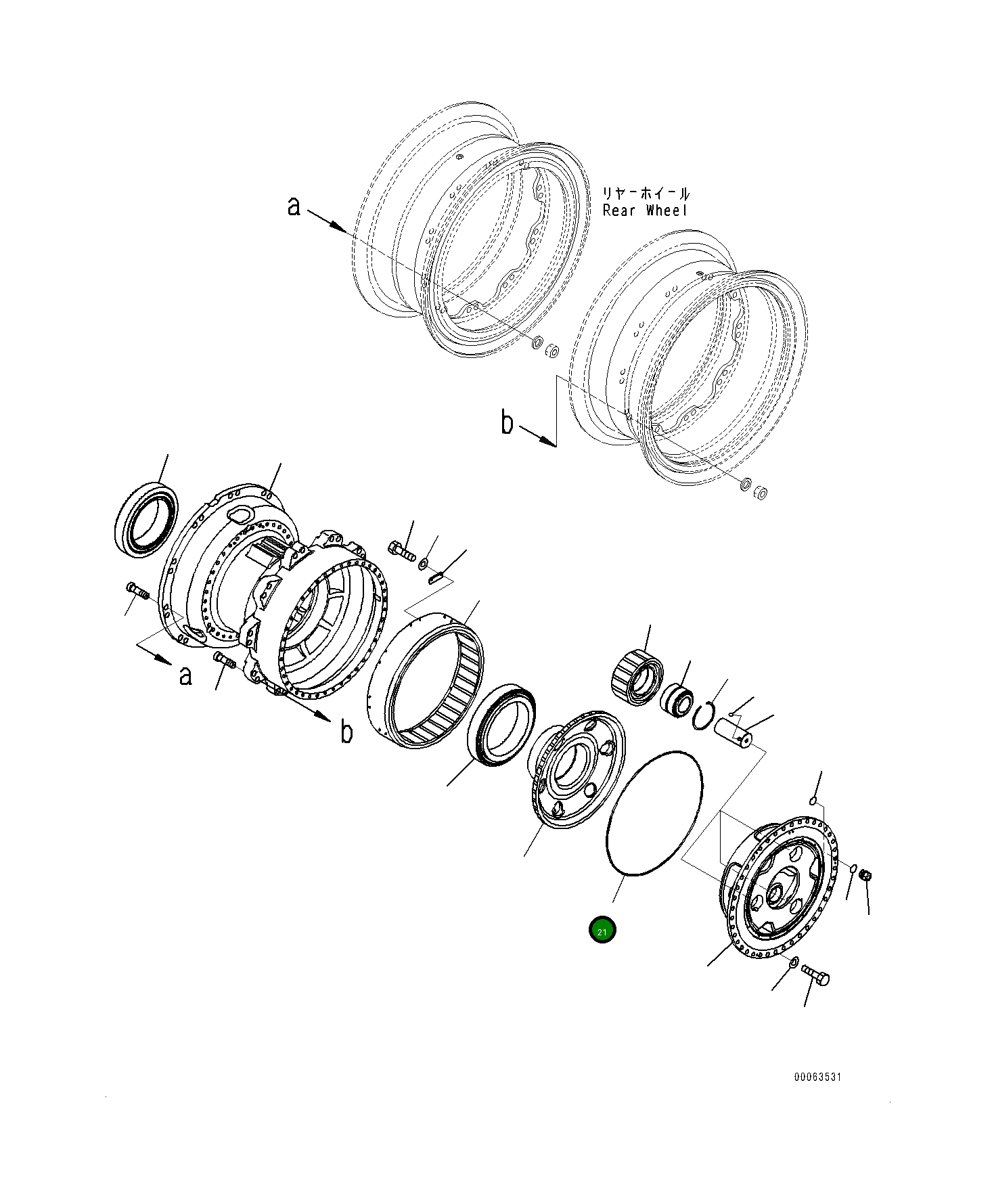 Кольцо уплотнительное (O-Ring) 562-22-19920 Komatsu