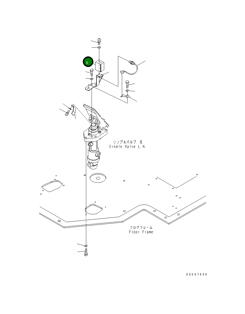 Крышка 42C-56-11211 Komatsu
