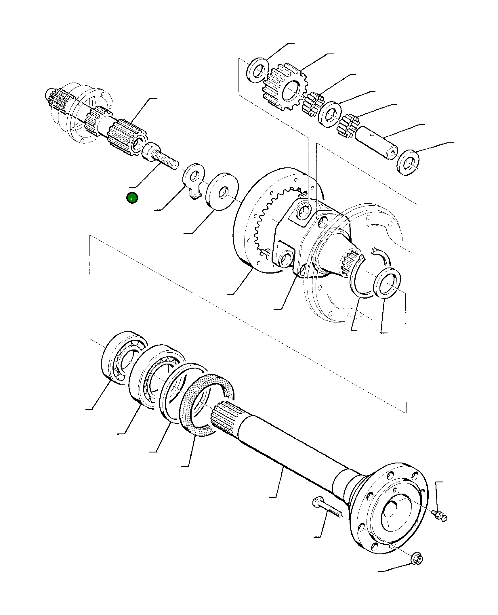 Болт MIB070388 Komatsu