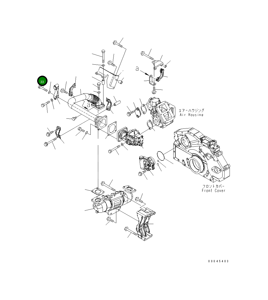 Болт 01010-E1060 Komatsu