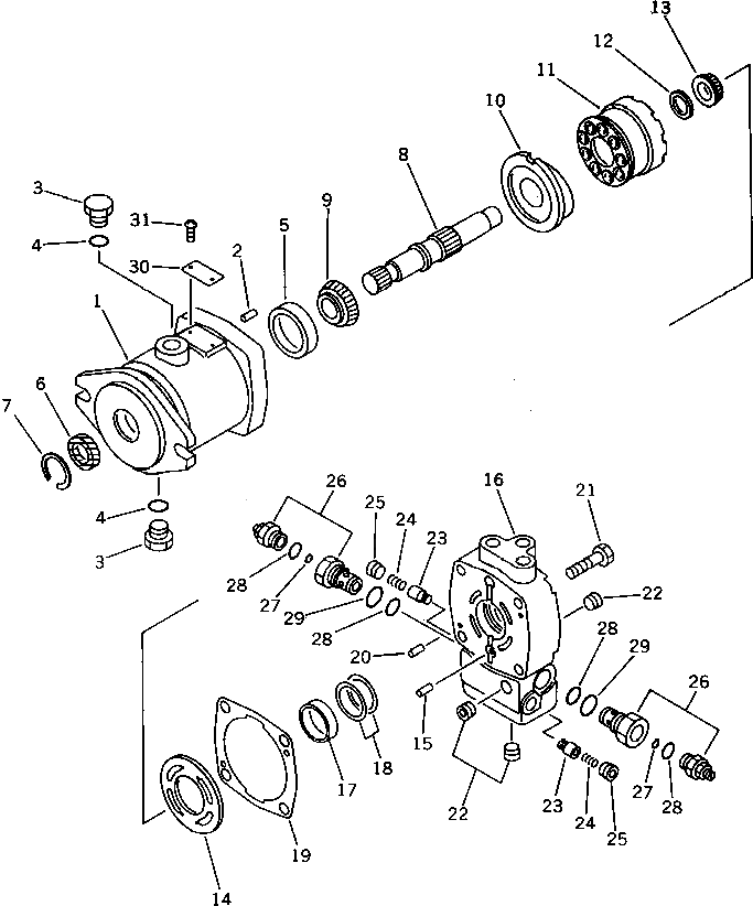 Кольцо уплотнительное (O-Ring) STDW0002B-016  Komatsu