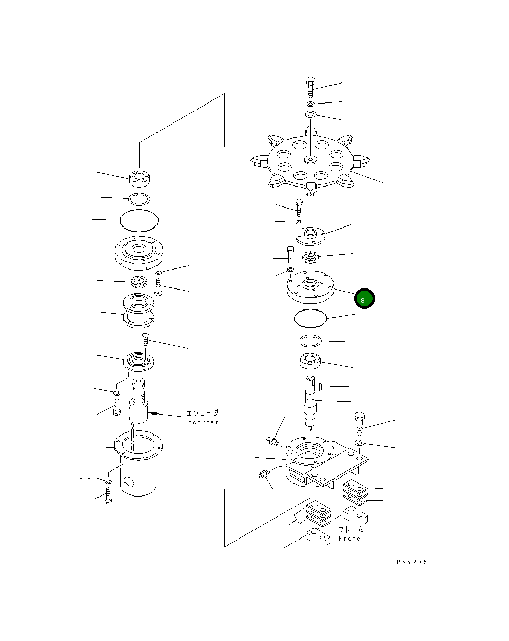 Крышка 277-30-11140 Komatsu