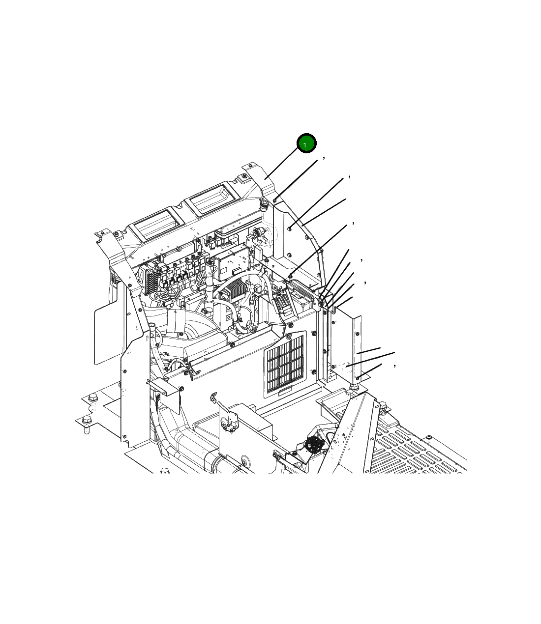 Крышка 207-53-31490 Komatsu