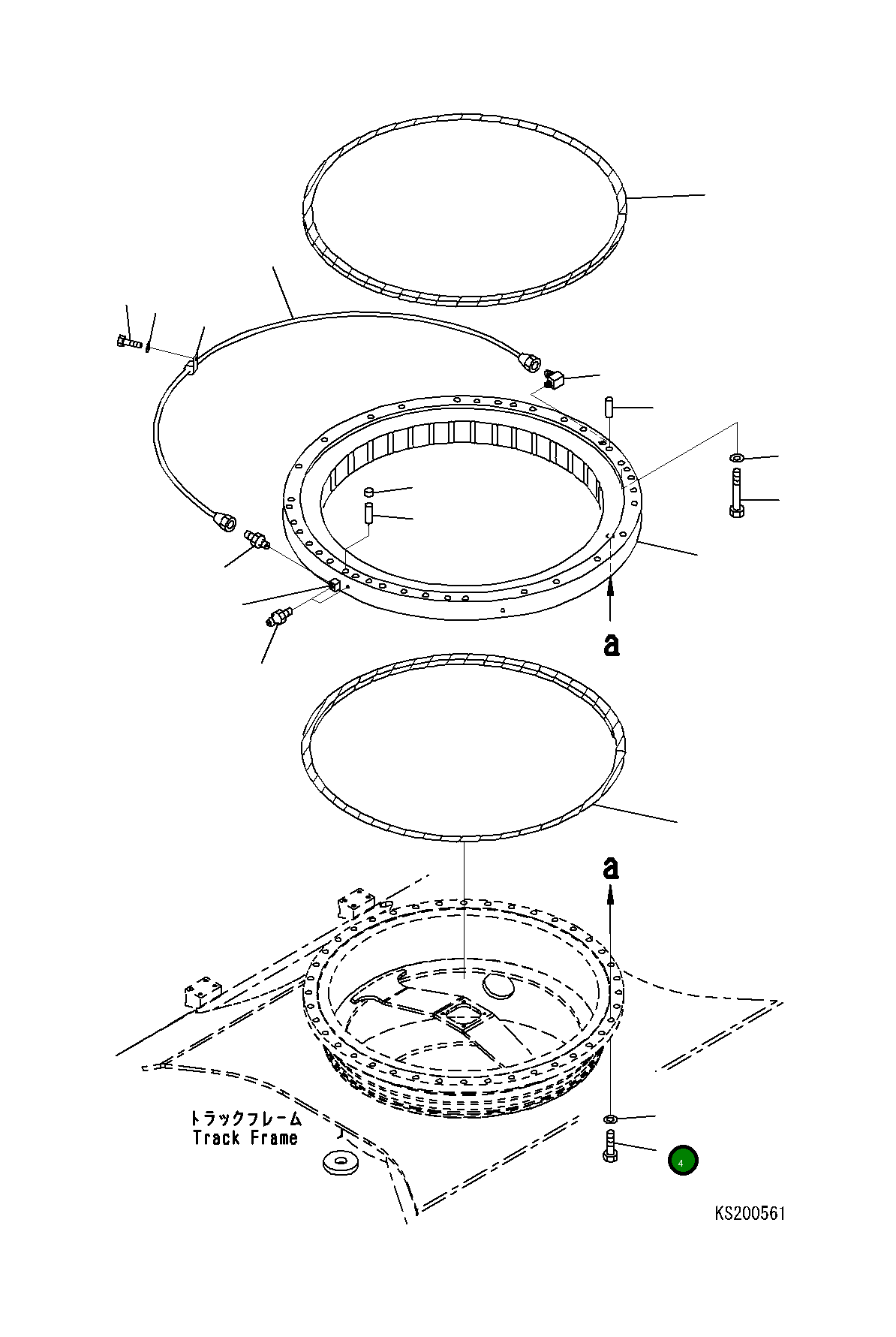 Болт 207-25-K1170  Komatsu