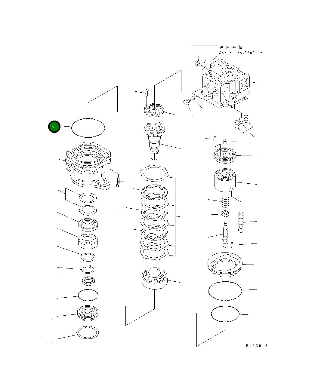 Кольцо уплотнительное (O-Ring) 706-77-43370 Komatsu