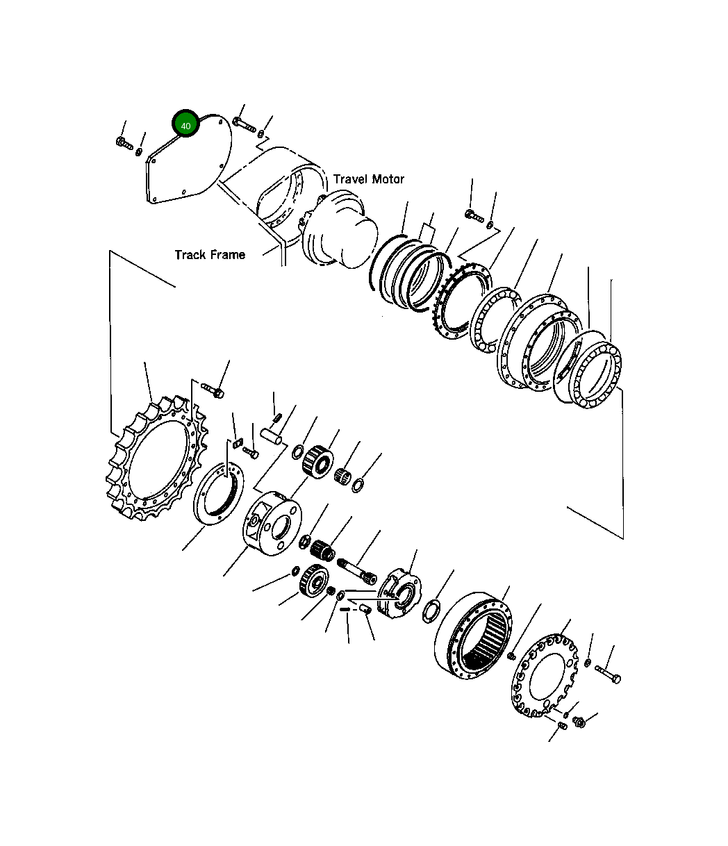 Крышка 207-30-61240 Komatsu