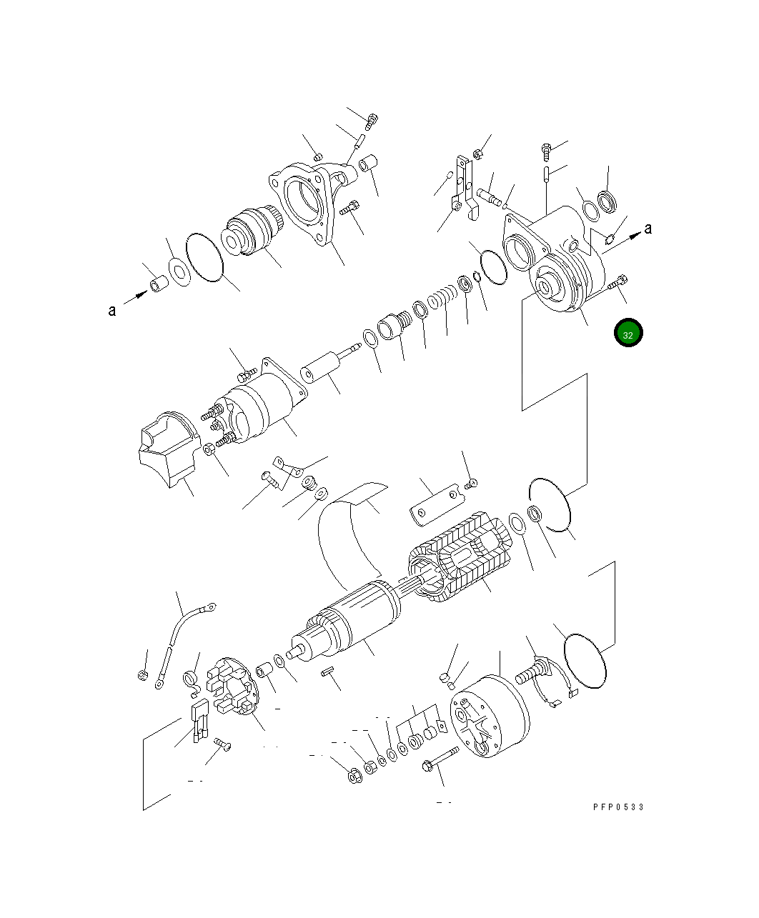 Болт 1245107H1 Komatsu
