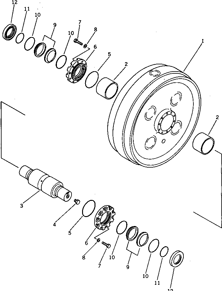 Кольцо 198-30-33180 Komatsu