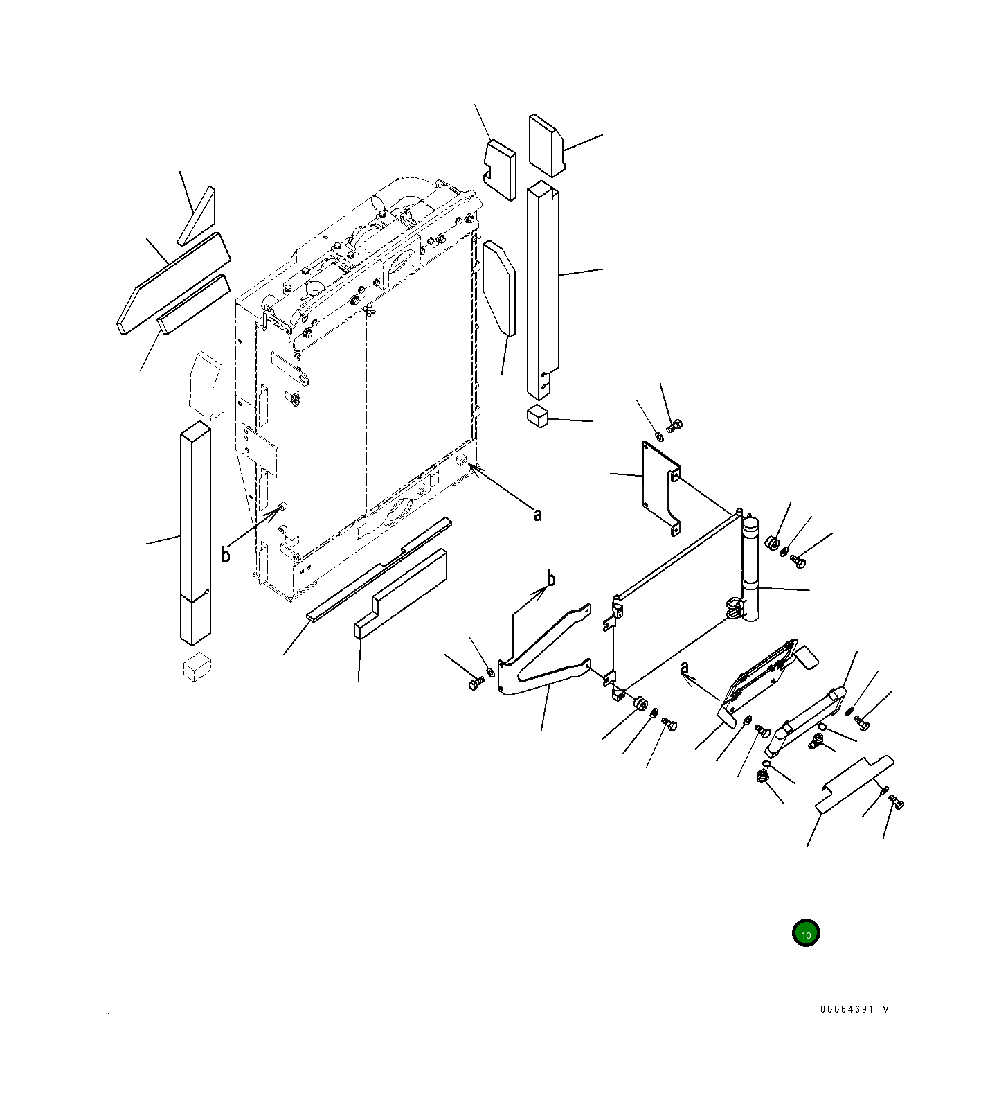 Крышка 208-03-71290  Komatsu