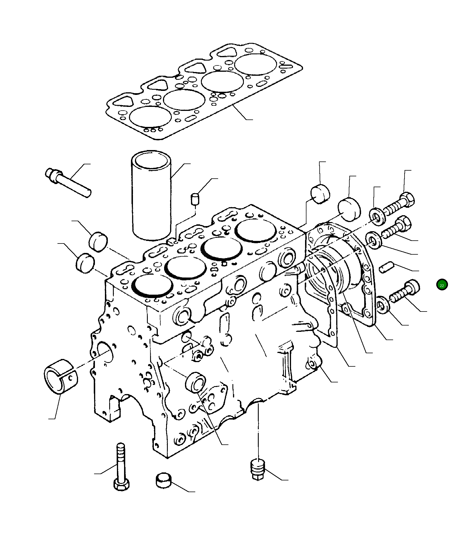 Болт PK0746211 Komatsu