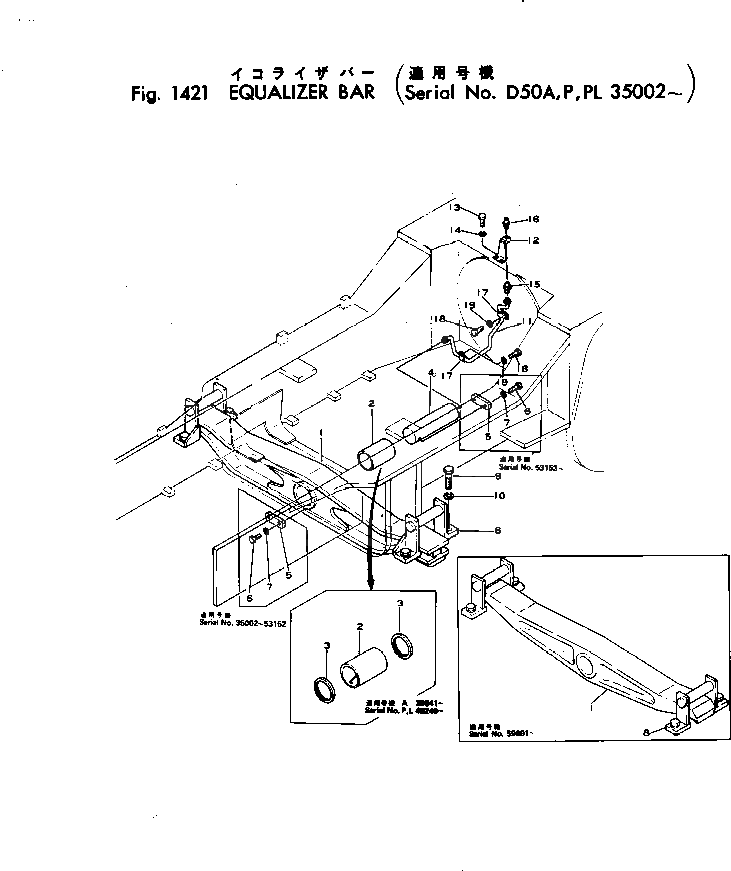 Болт 01010-62455  Komatsu