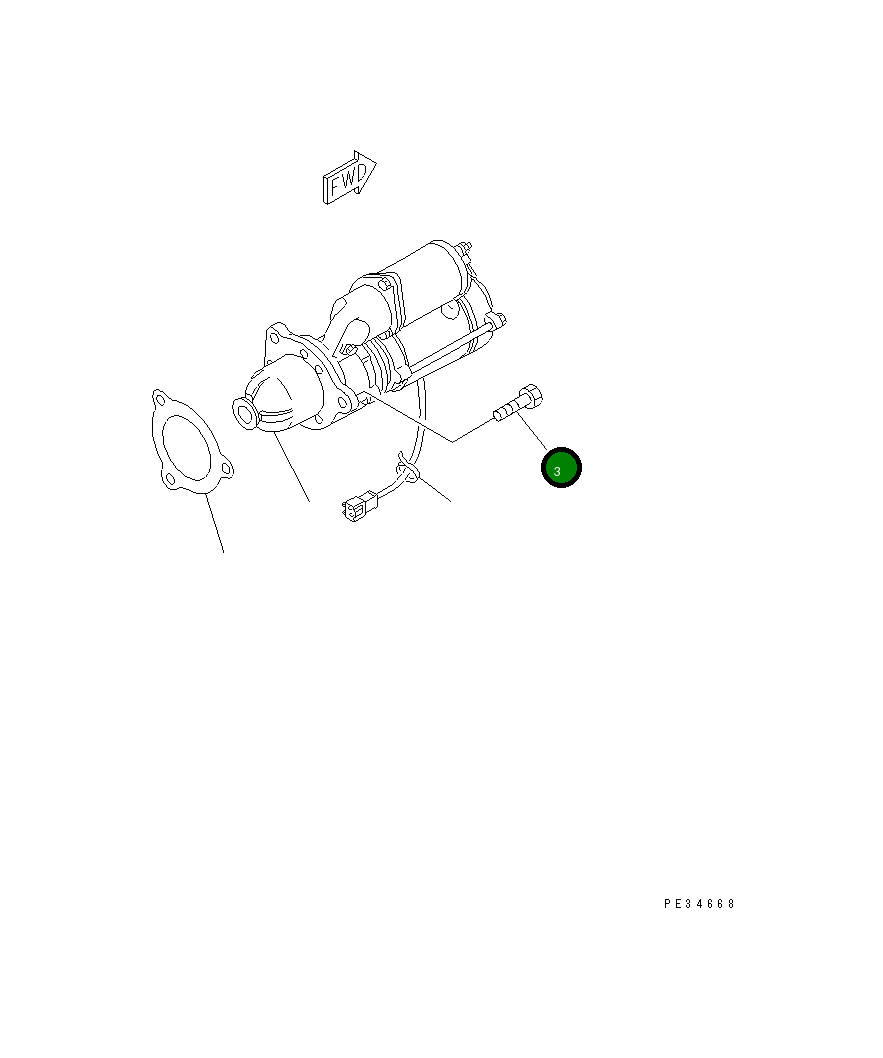 Болт 01010-61640 Komatsu