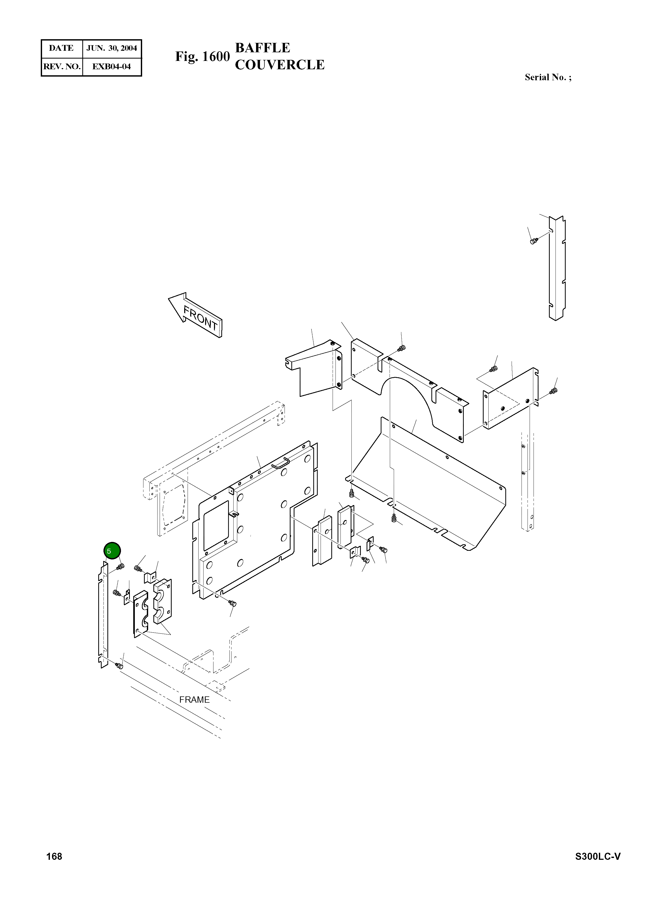 Крышка 621-01537 Komatsu