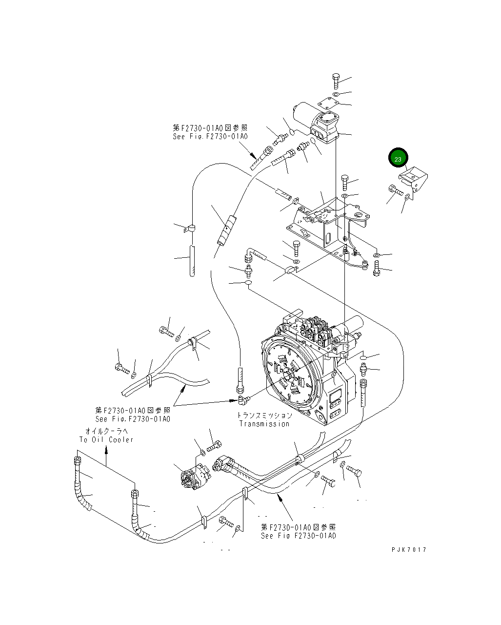Крышка 21J-60-11920 Komatsu