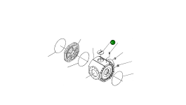 Крышка 112.01.020.01 Komatsu