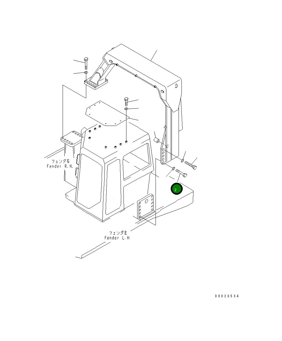 Болт 01011-63610 Komatsu