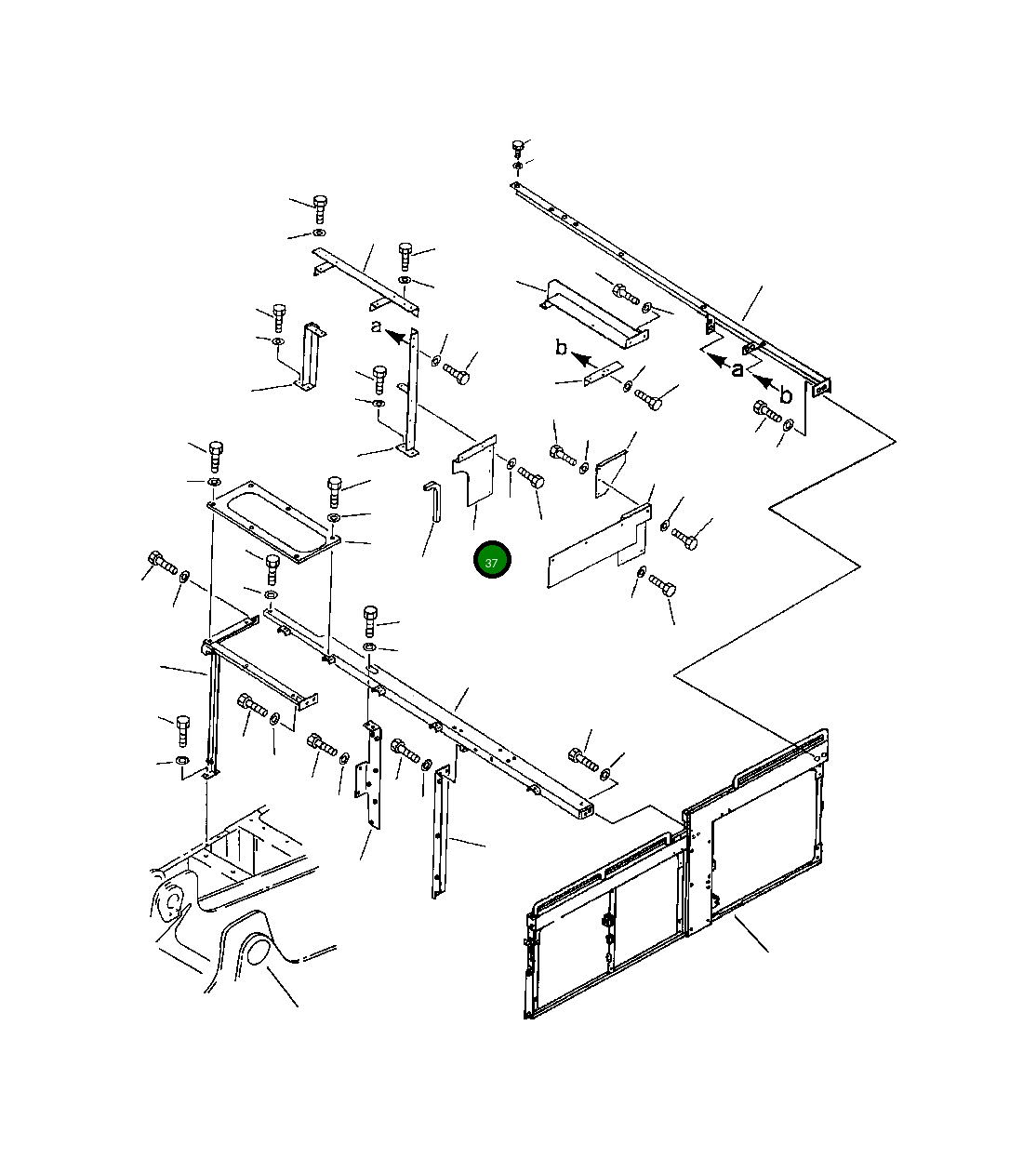Крышка 209-54-54540 Komatsu