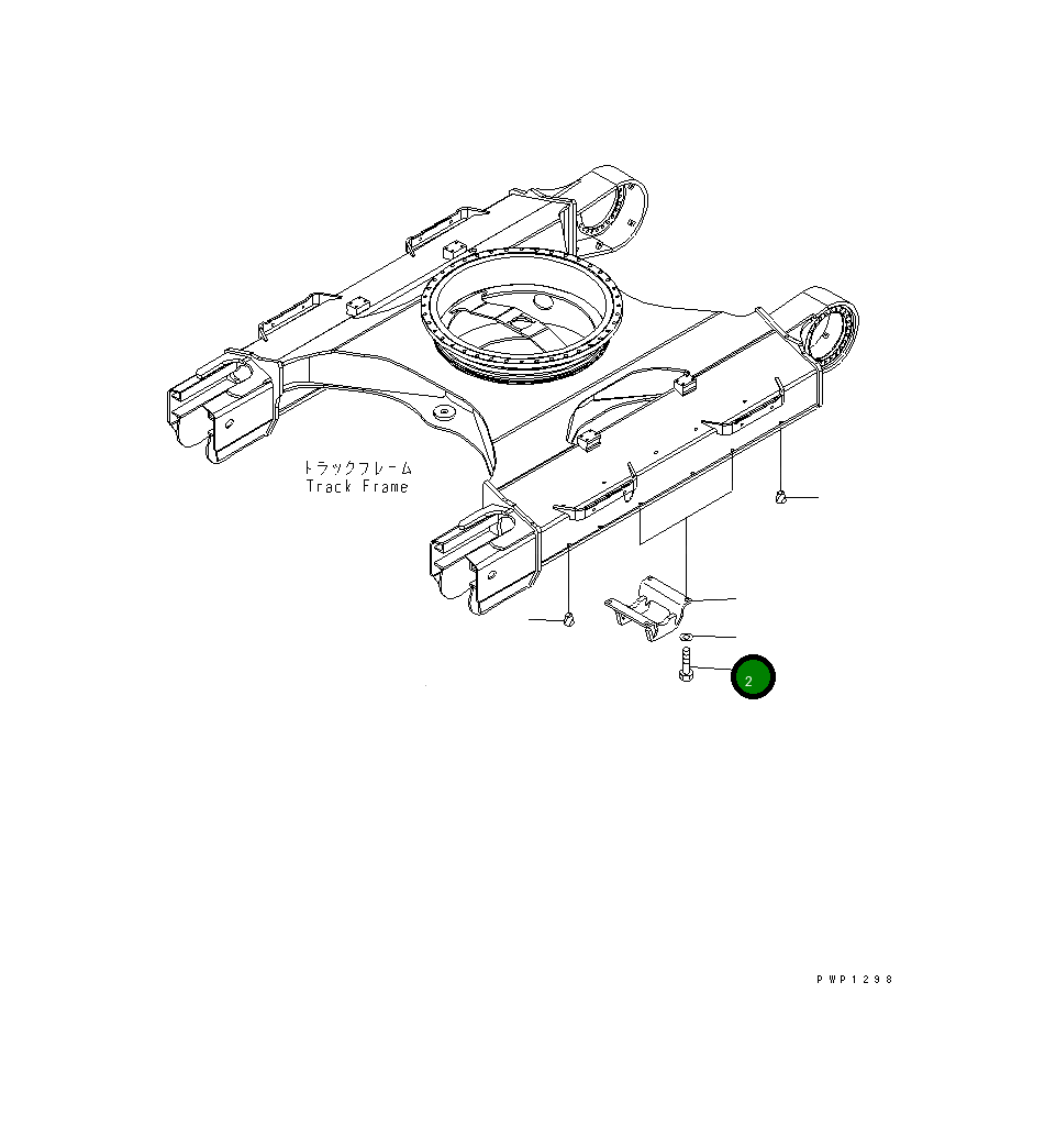 Болт 01010-B2455 Komatsu