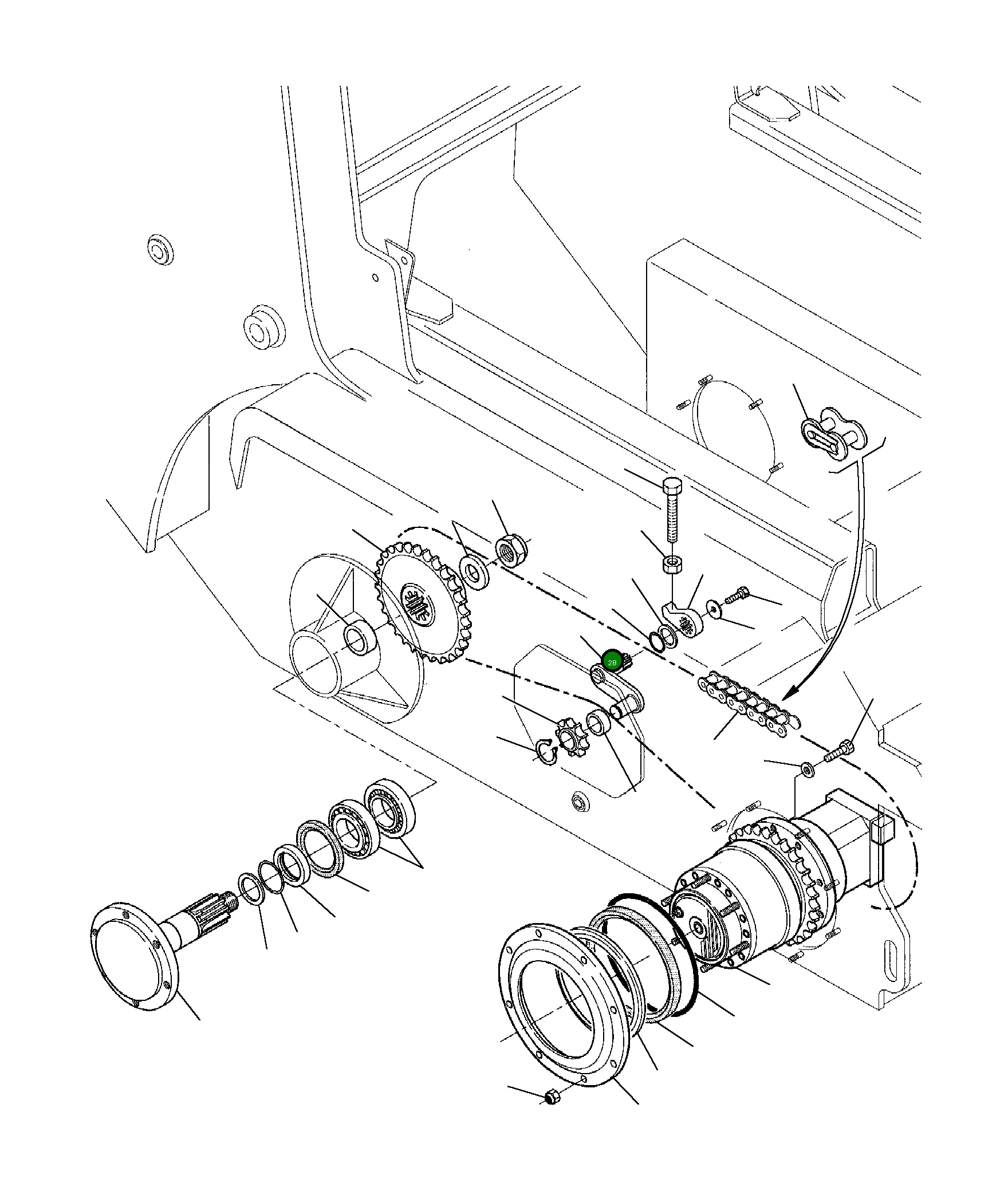 Кольцо уплотнительное (O-Ring) 855021218 Komatsu