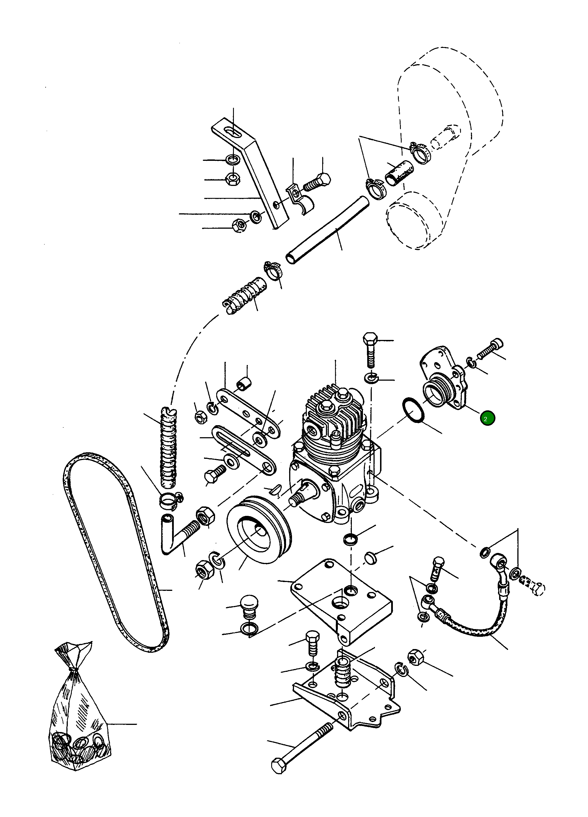 Крышка 3236110M1  Komatsu