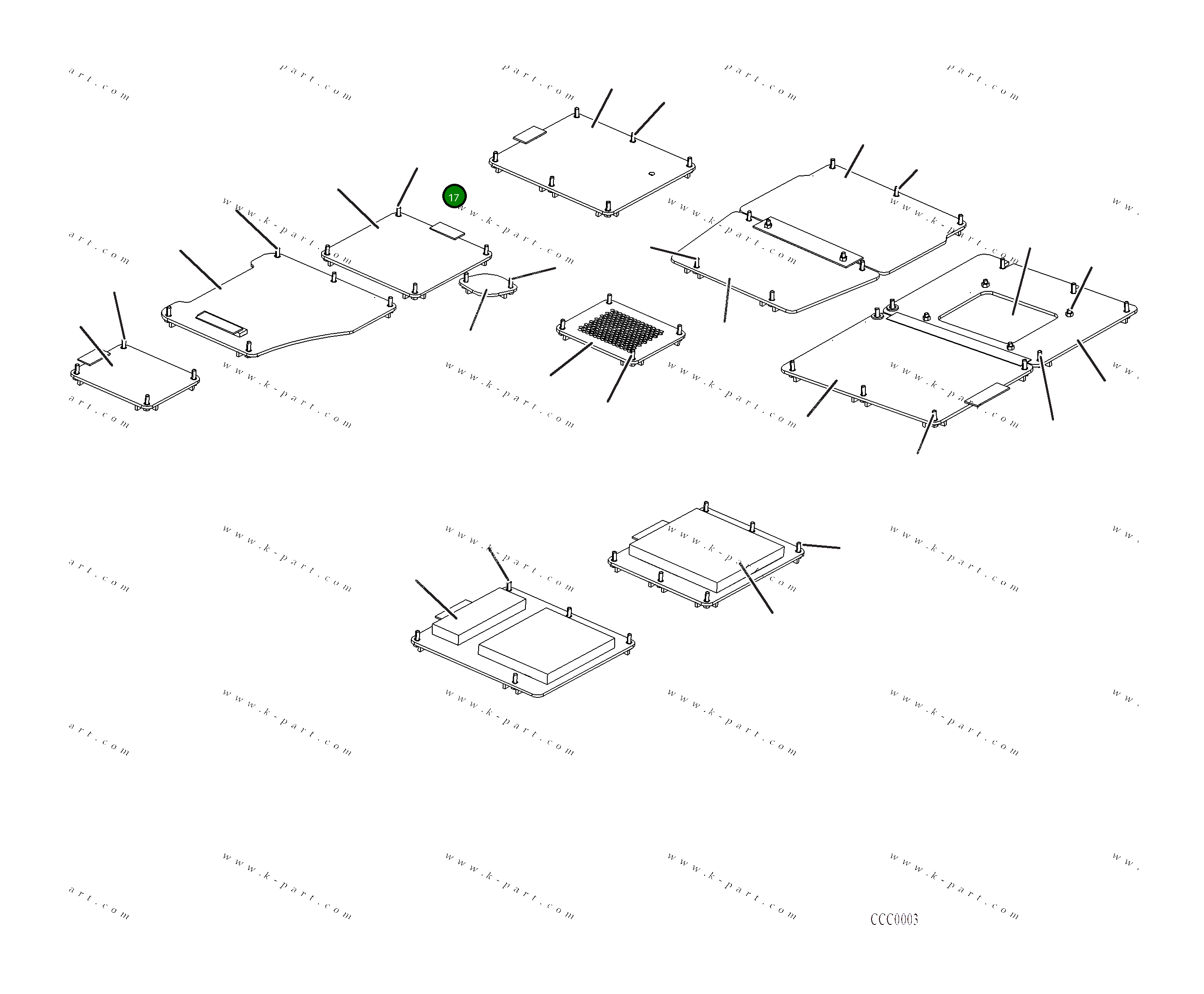 Крышка 2A6-54-A0111 Komatsu