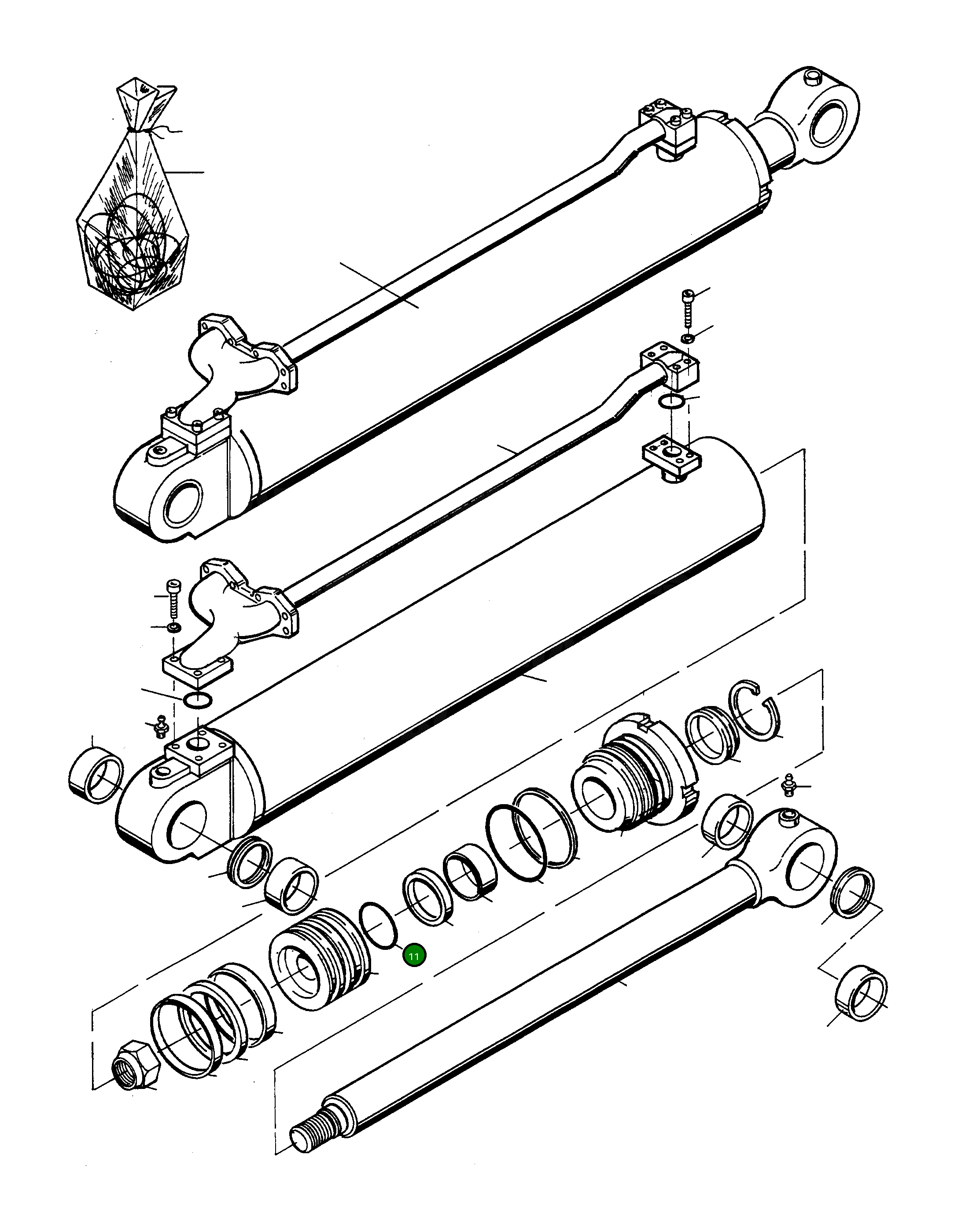Кольцо уплотнительное (O-Ring) 4918210M1 Komatsu