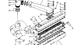 Крышка 6710-11-4120  Komatsu