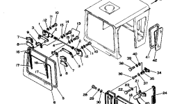 Кронштейн 381-988106-1 Komatsu