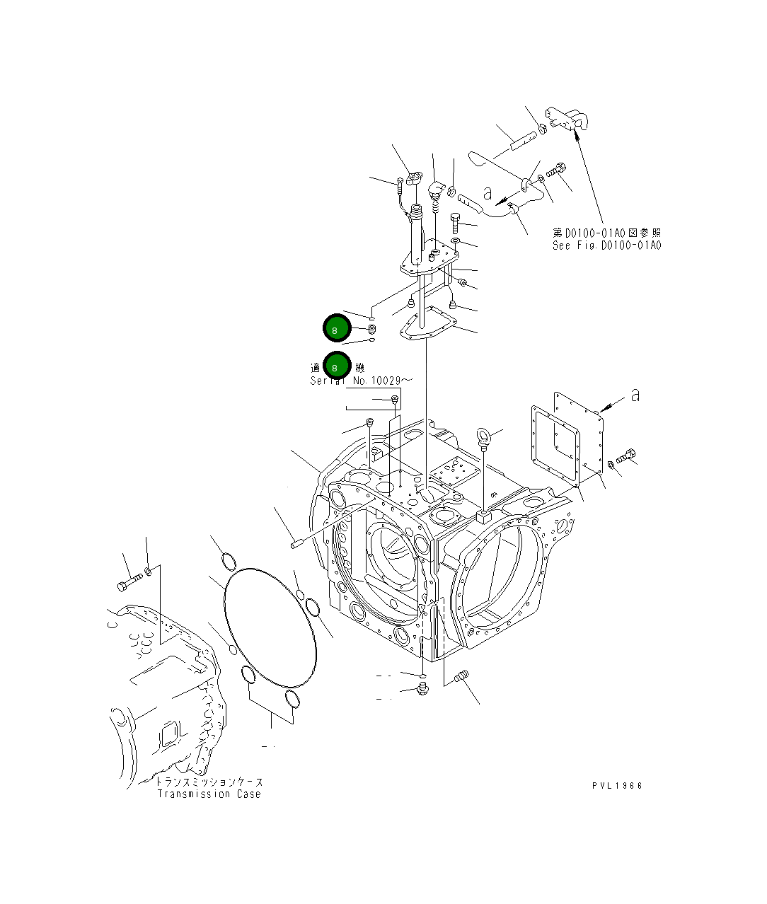 Кольцо уплотнительное (O-Ring) 07000-21008 Komatsu