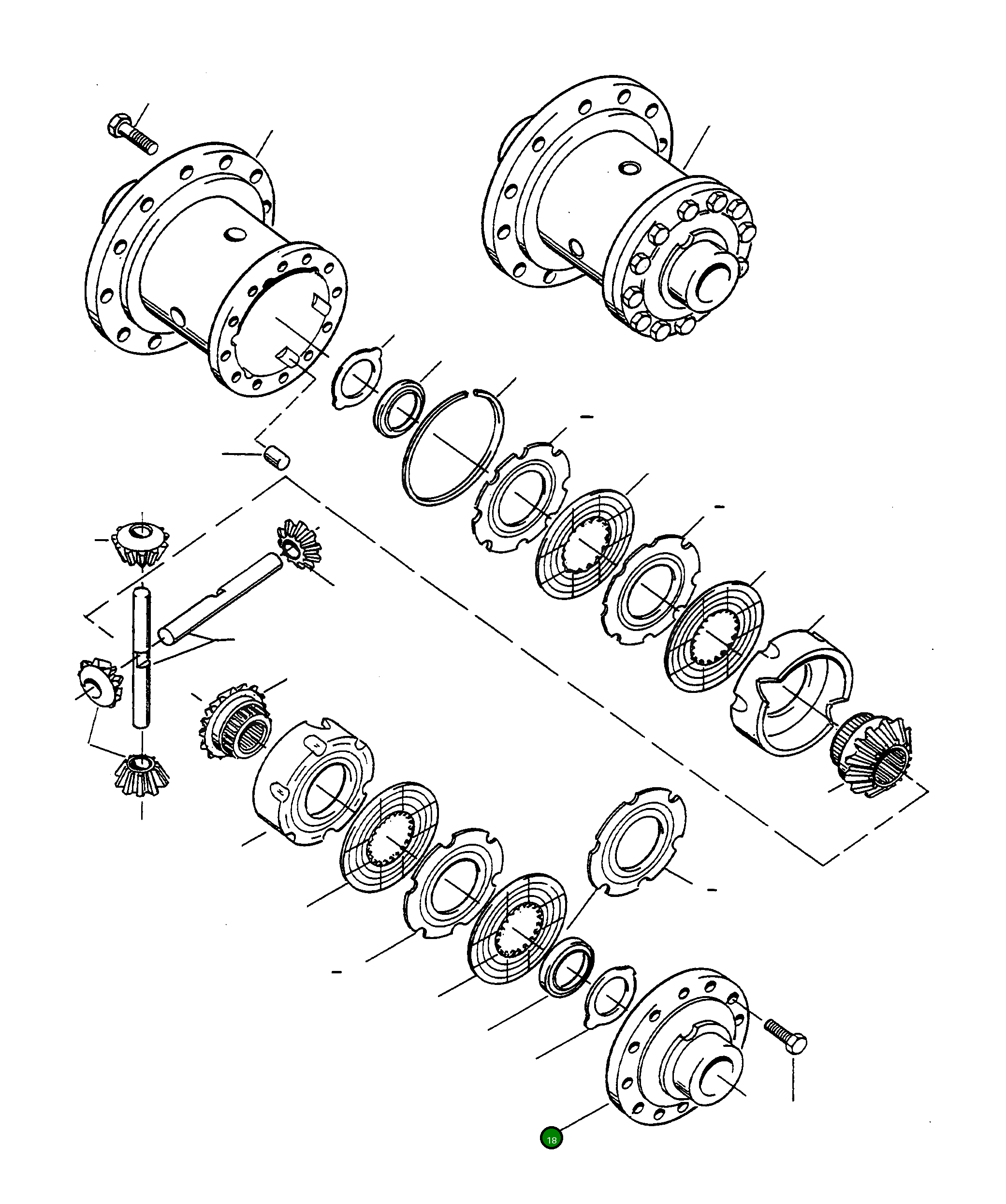 Крышка 3235461M1  Komatsu