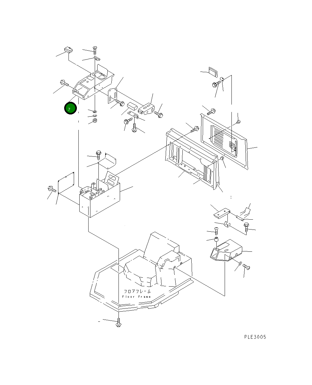 Крышка 427-54-13660 Komatsu