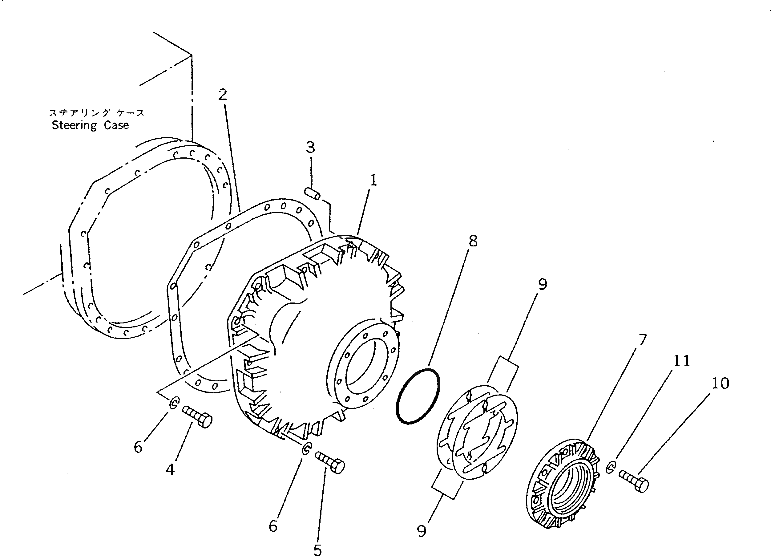 Кольцо 103-27-31251  Komatsu
