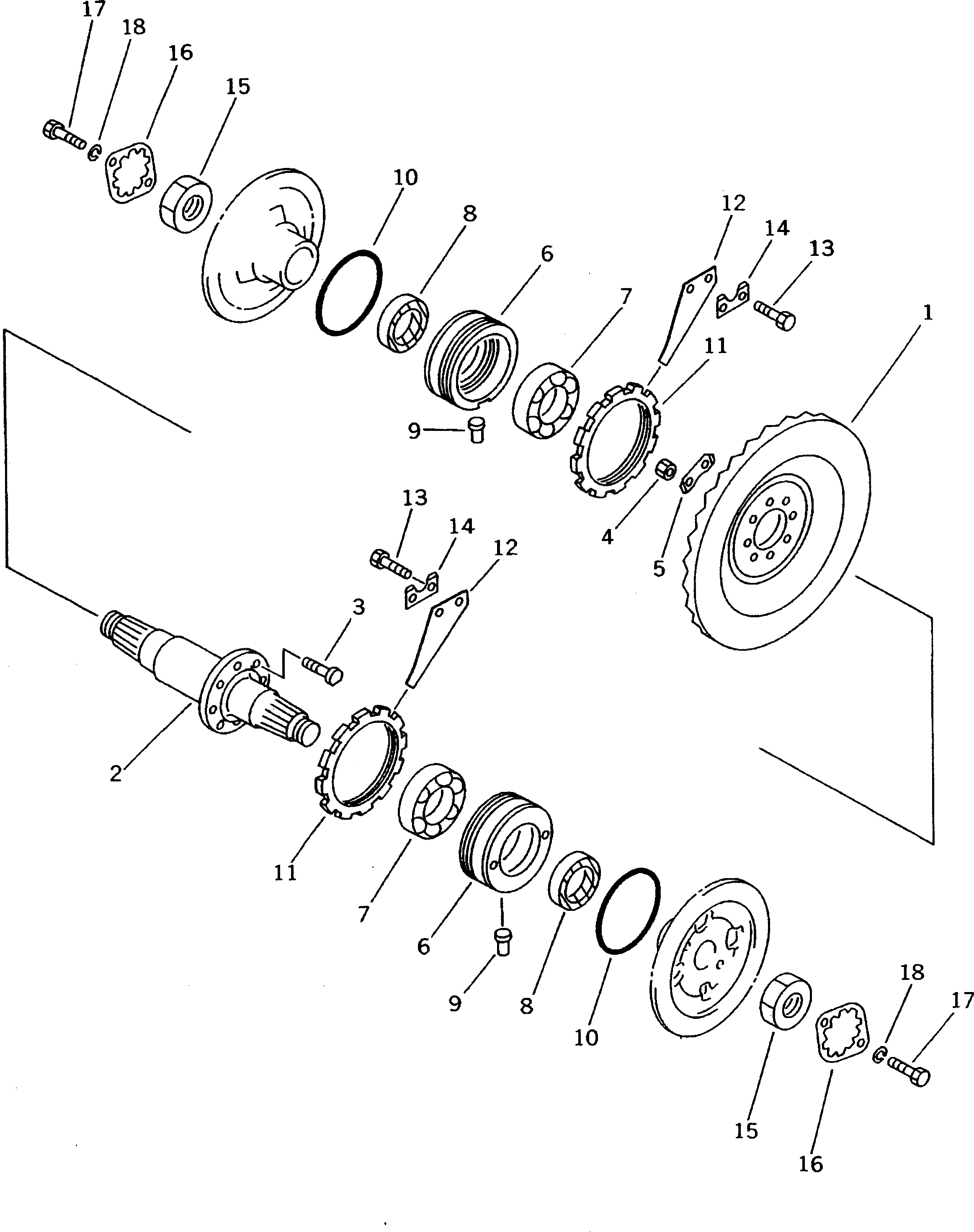 Болт 113-21-32130 Komatsu