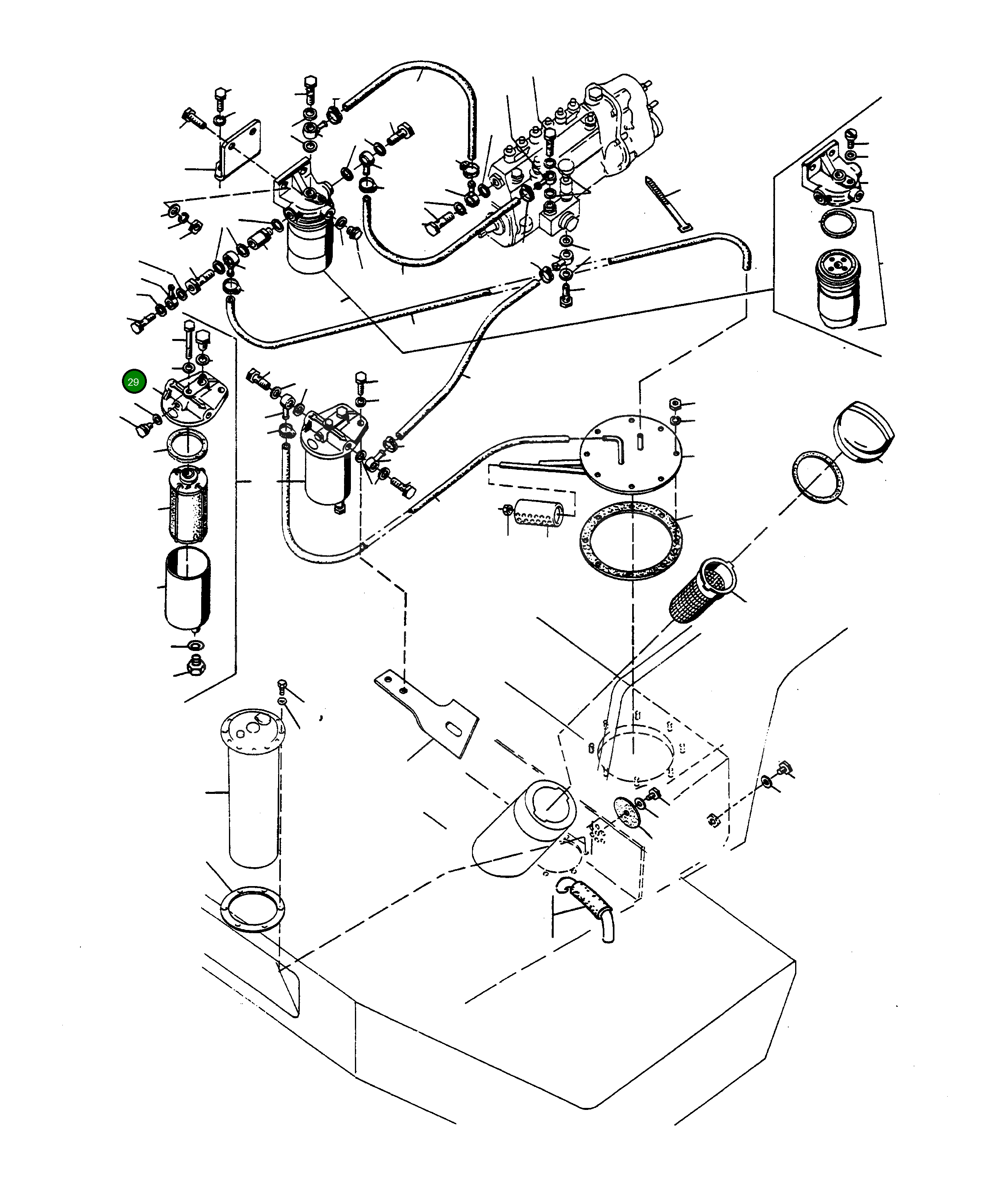 Крышка 2941922M1  Komatsu