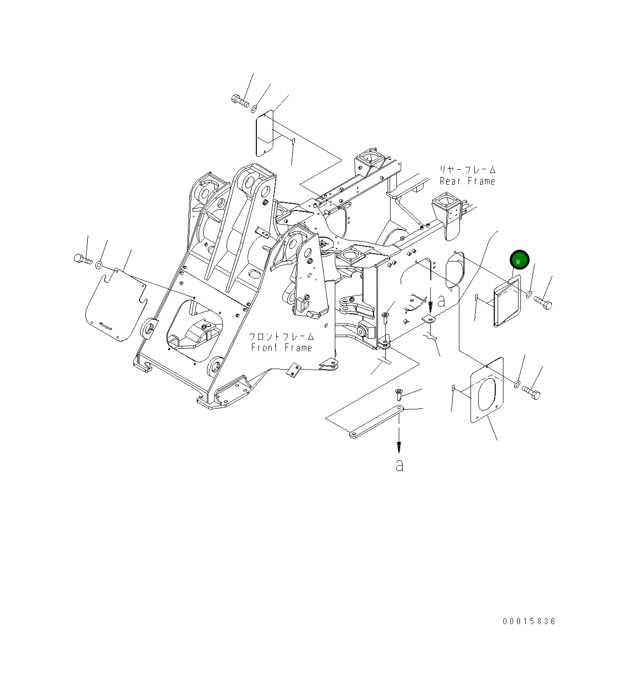 Крышка 417-46-34420  Komatsu