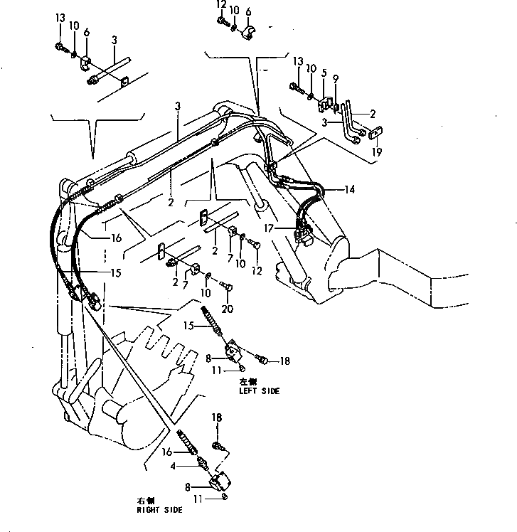 Болт YM26116-120702 Komatsu