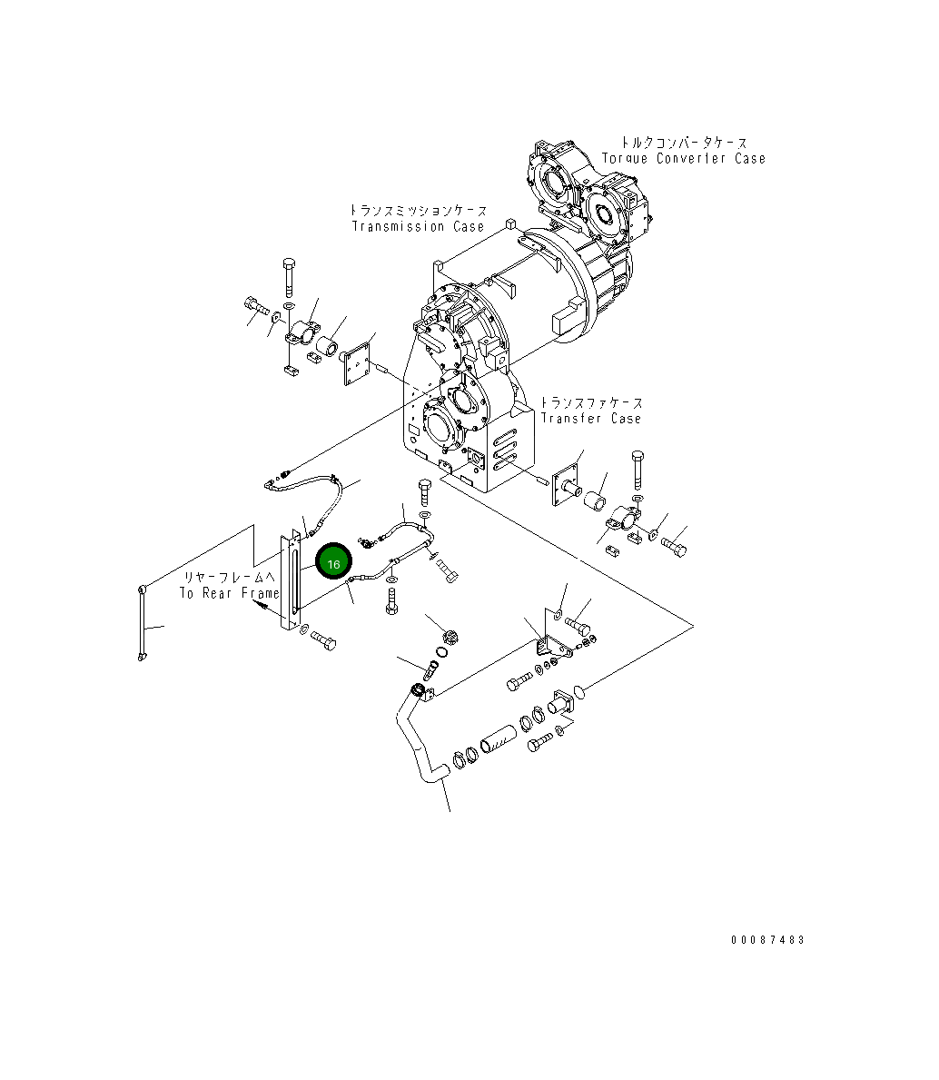 Крышка 426-16-31510 Komatsu