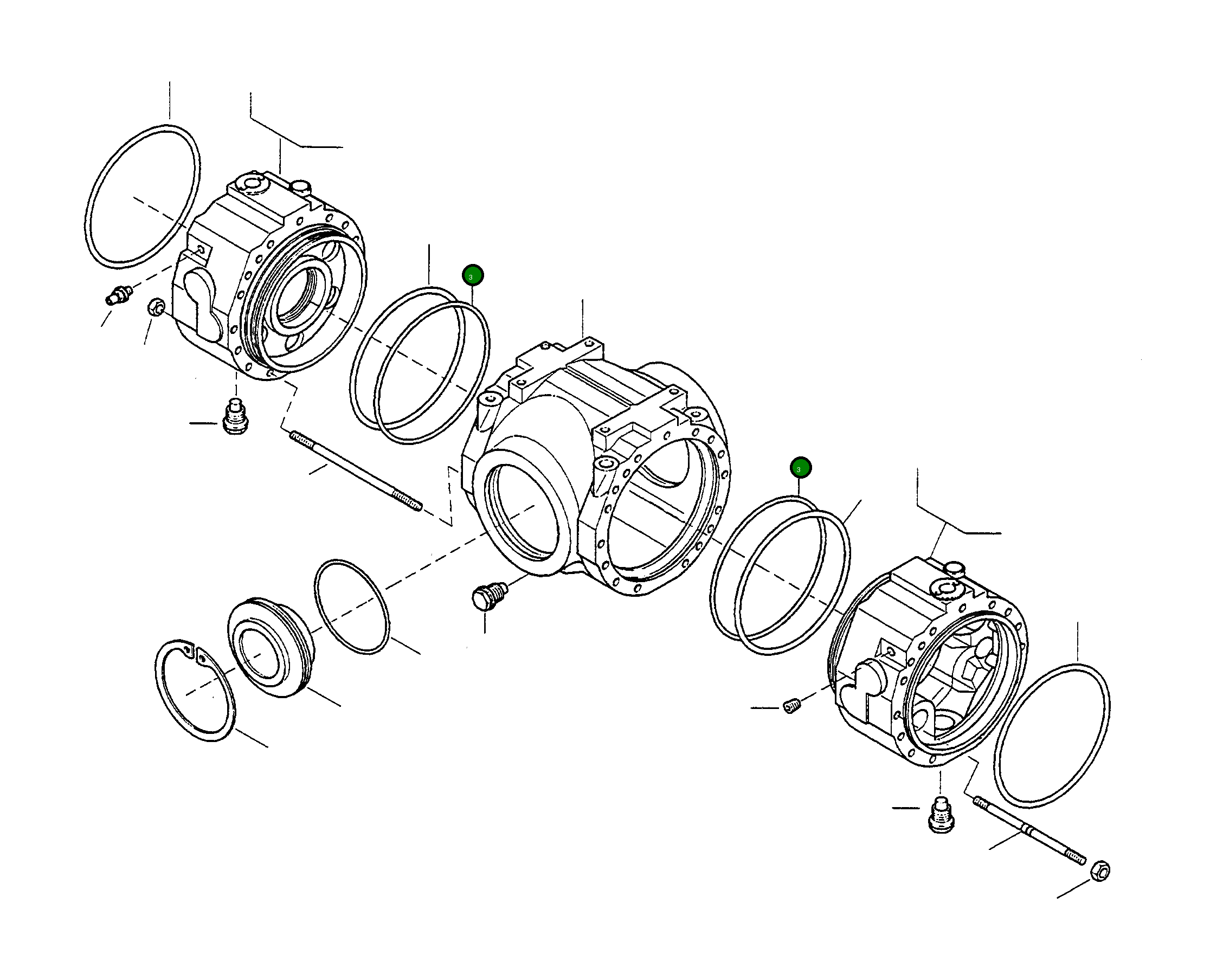 Кольцо уплотнительное (O-Ring) 4918993M1  Komatsu