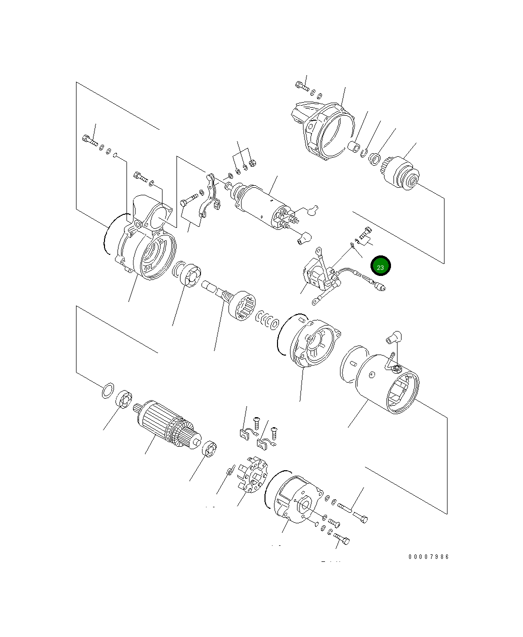 Болт KD0-0270-06502 Komatsu