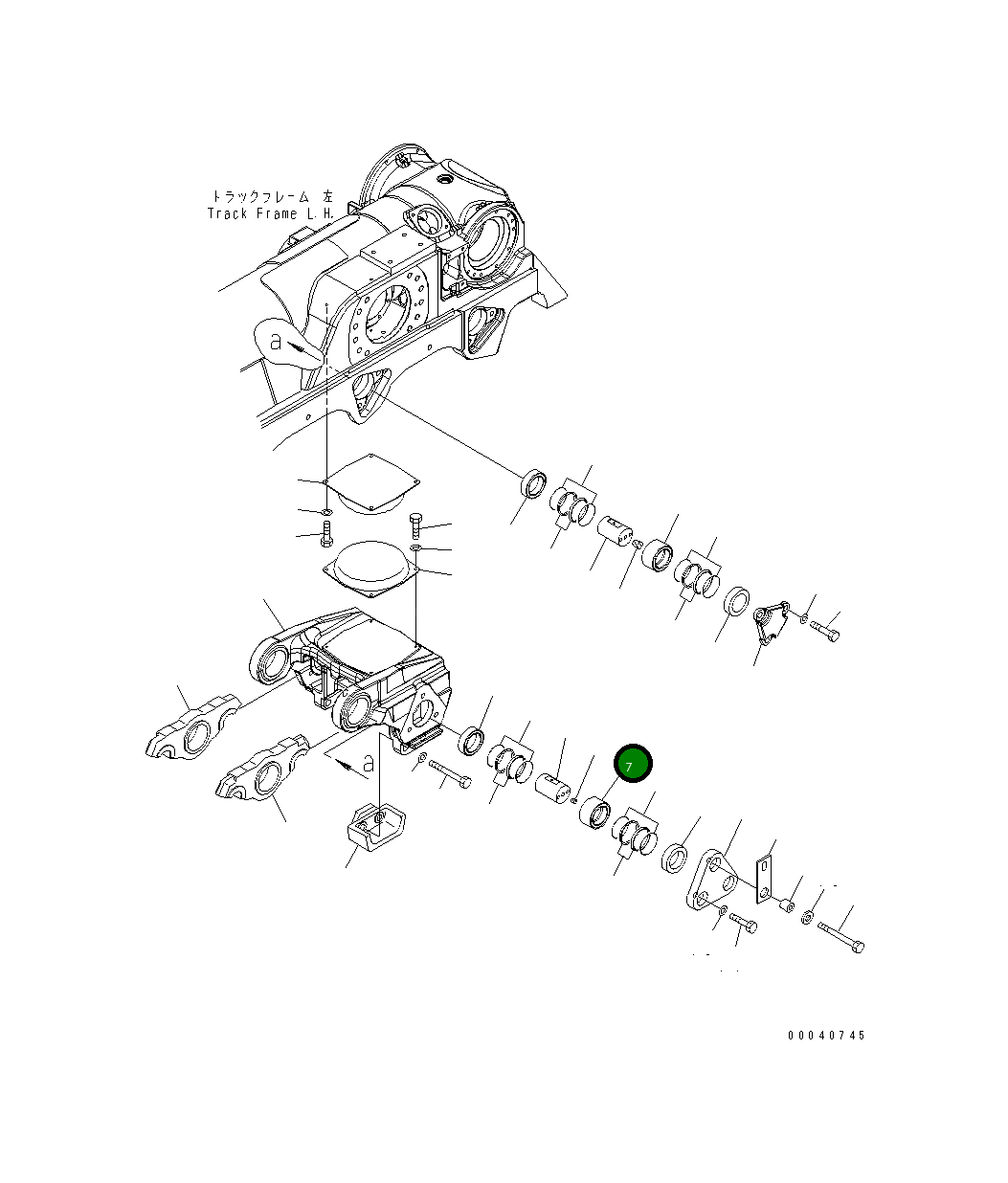 Кольцо 198-30-32830 Komatsu