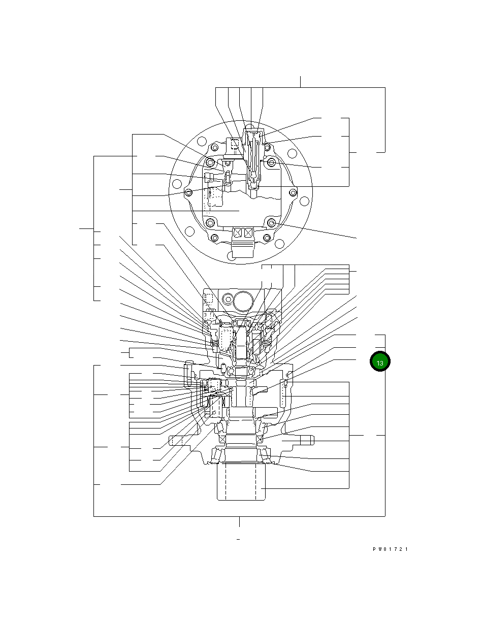 Кольцо уплотнительное (O-Ring) YM172425-73510 Komatsu