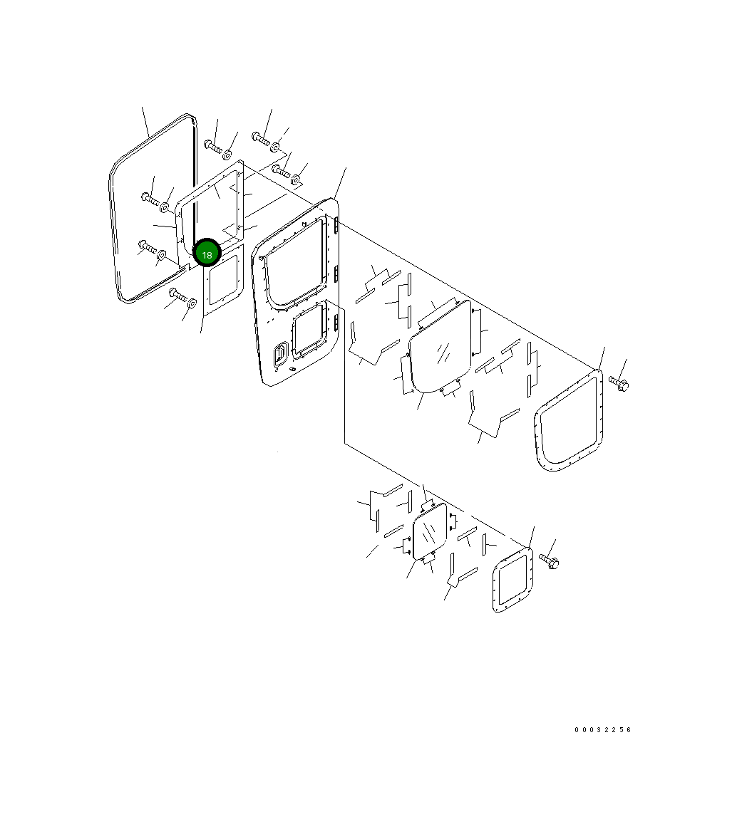 Крышка 207-54-79490 Komatsu