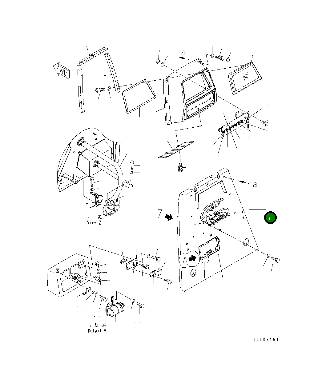Крышка 154-54-79280  Komatsu