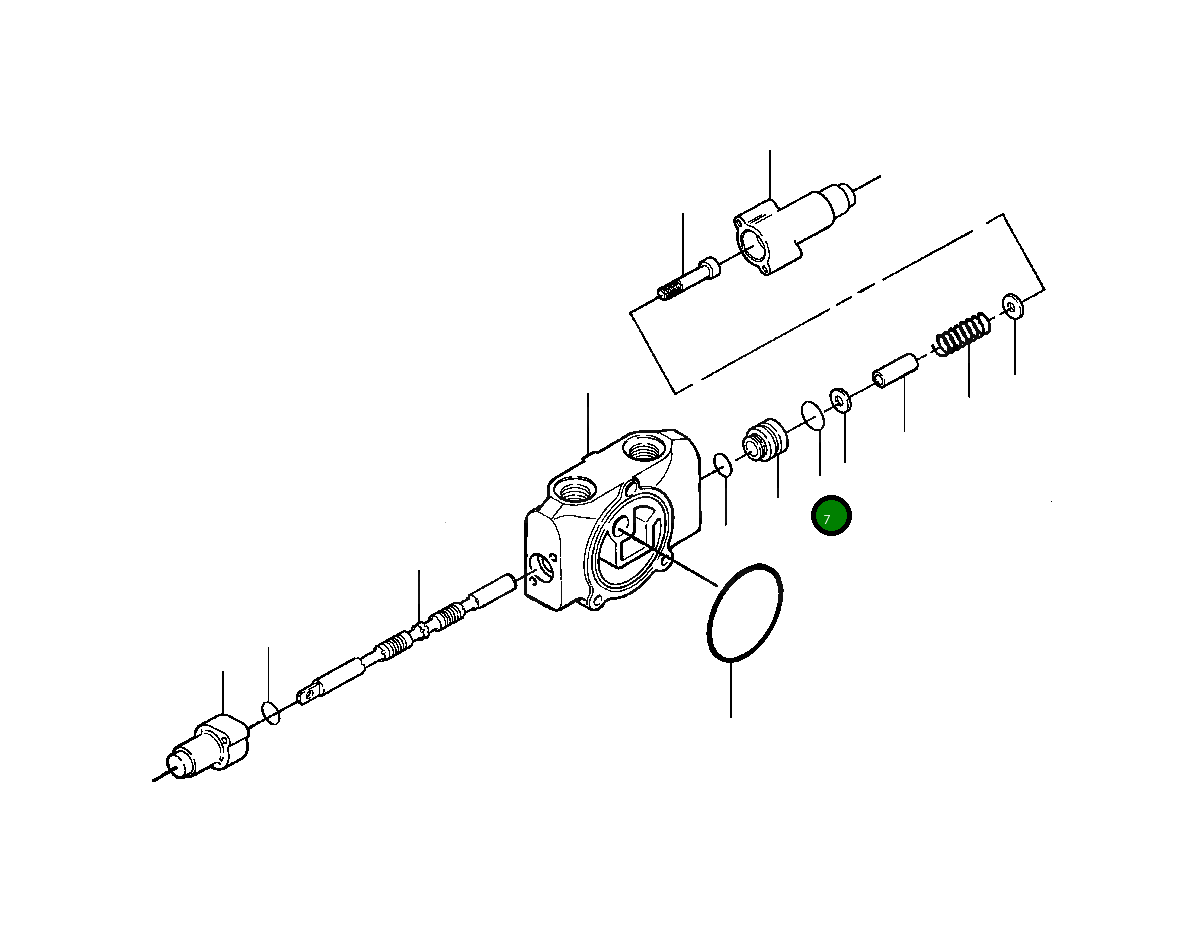 Кольцо уплотнительное (O-Ring) 26 299 R1 Komatsu