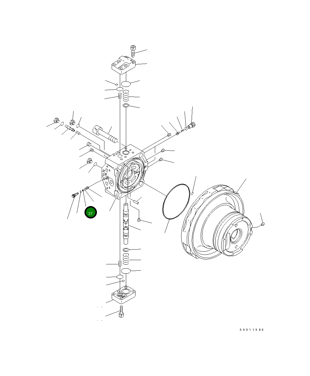 Кольцо 07001-01006  Komatsu