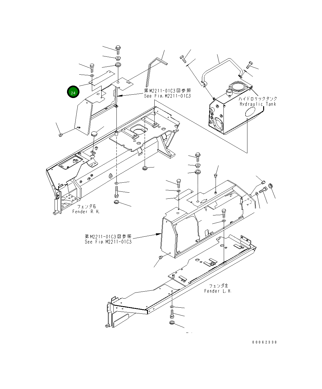 Крышка 14X-54-34191  Komatsu
