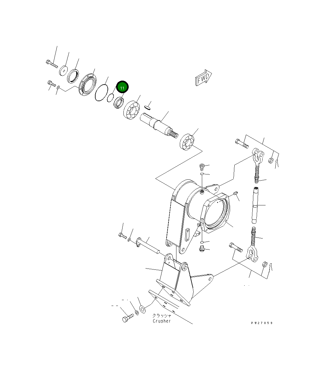 Кольцо уплотнительное (O-Ring) 07000-E2085 Komatsu