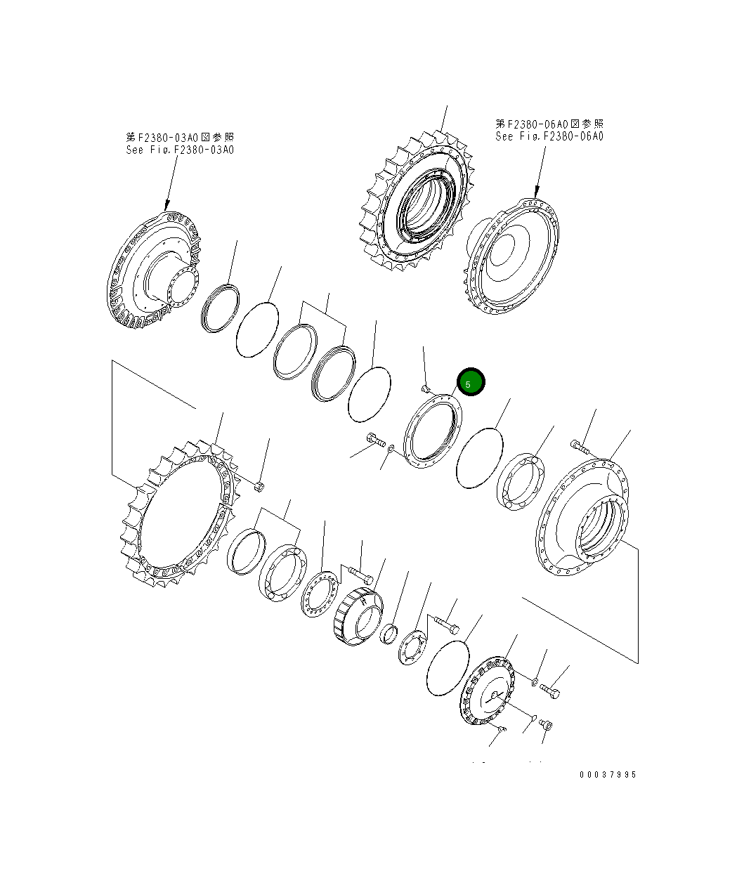 Крышка 195-27-34340 Komatsu